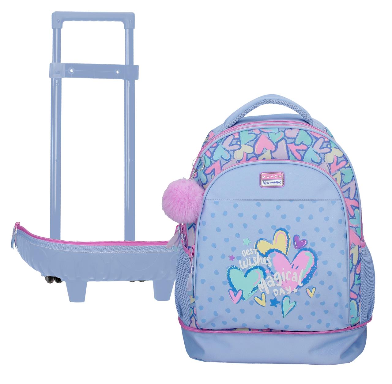 Mochila Compacta de 2 Rodas - Best Wishes