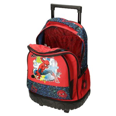 Mochila Compacta de 2 Rodas - Spiderman Urban