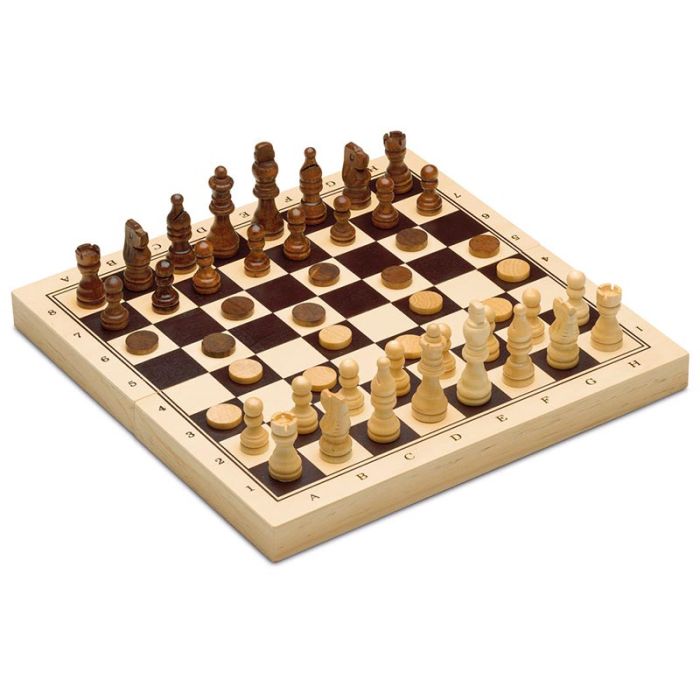 Jogo 3 em 1 - Xadrez, Damas e Gamão