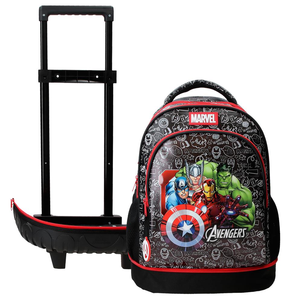Mochila Compacta de 2 Rodas - Team Avengers