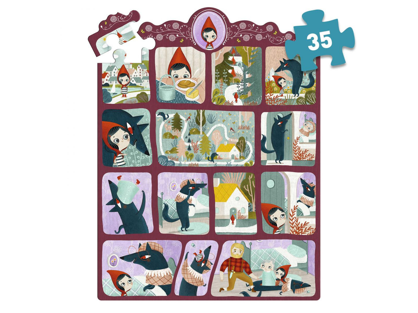 Puzzle de História - A Capuchinho Vermelho