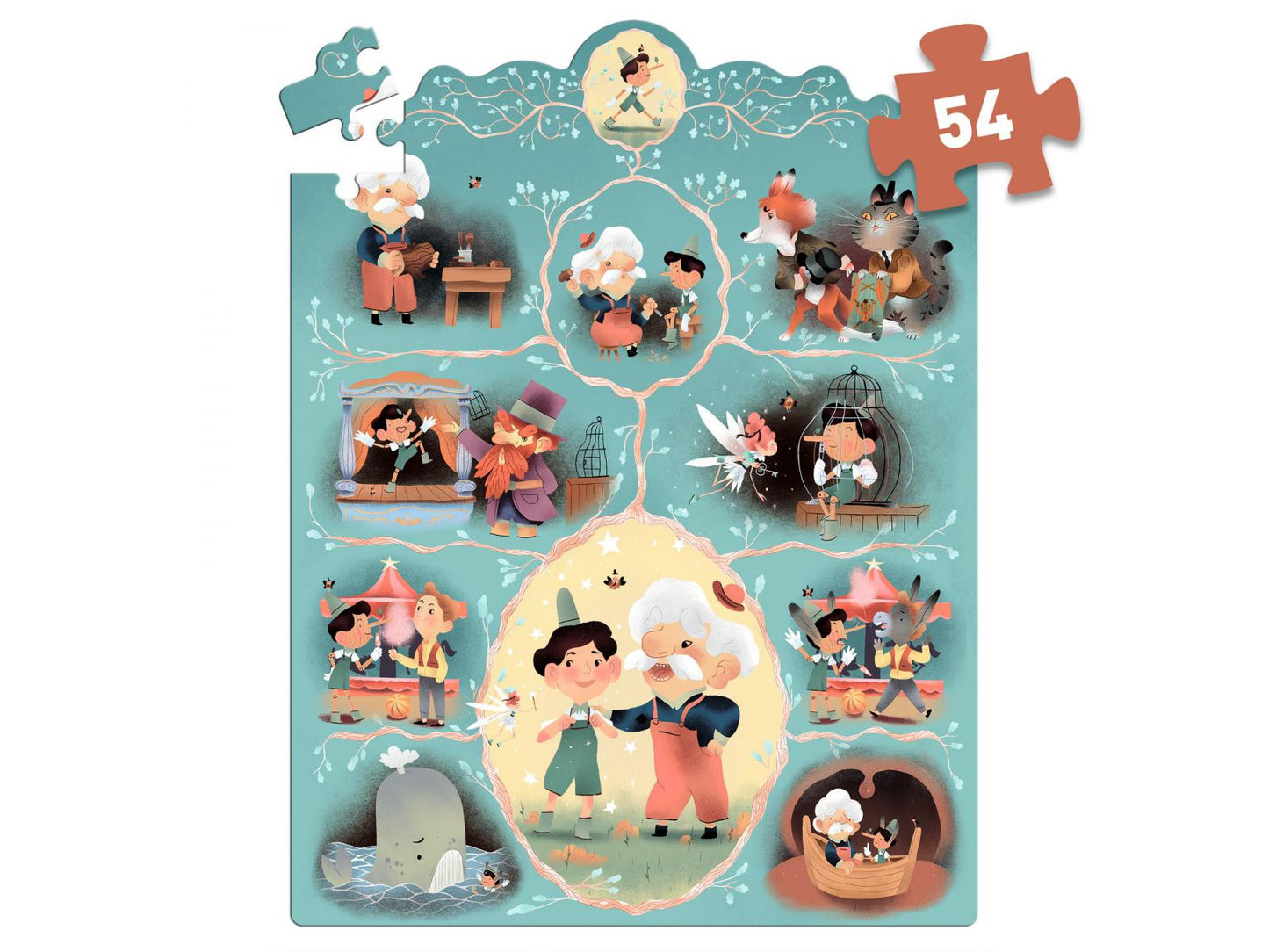 Puzzle de História - Pinóquio