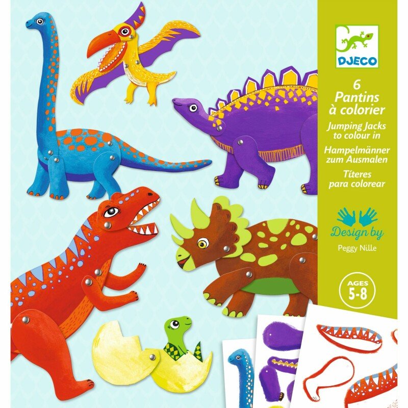 Constrói Dinossauros - Artesanato em Papel