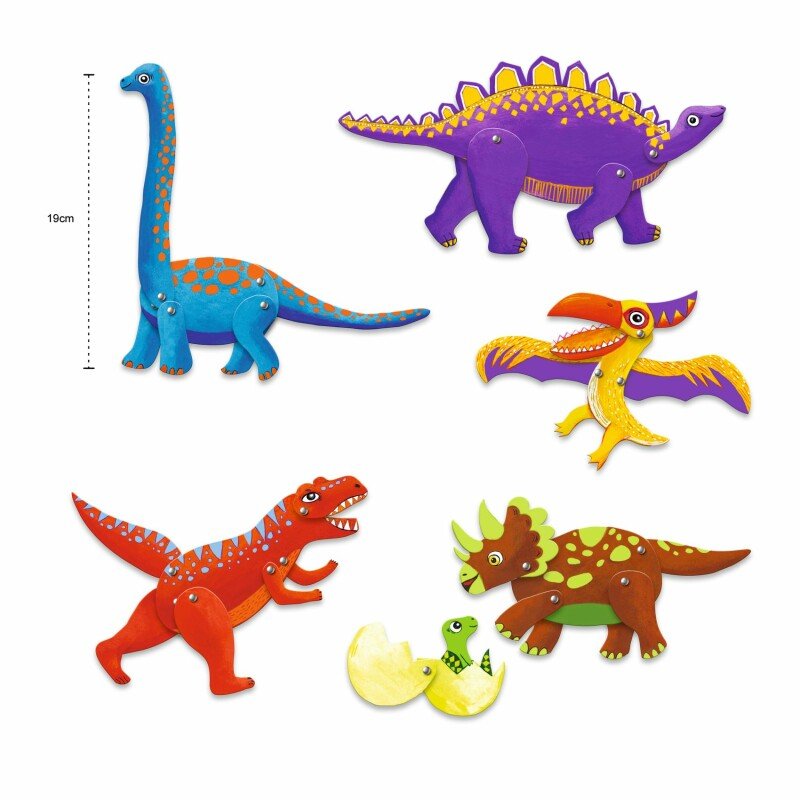 Constrói Dinossauros - Artesanato em Papel
