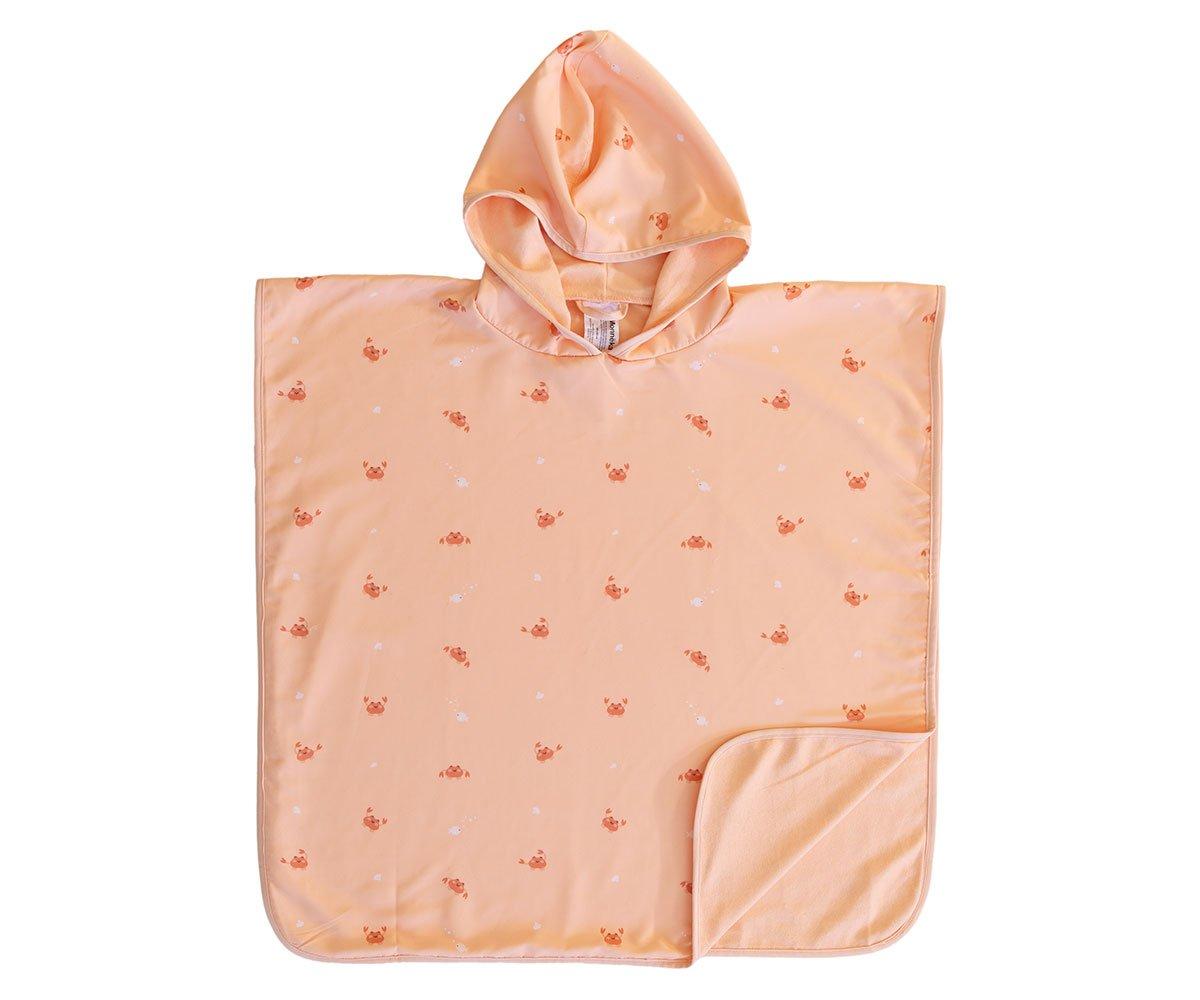Poncho de Praia - Crab Coral