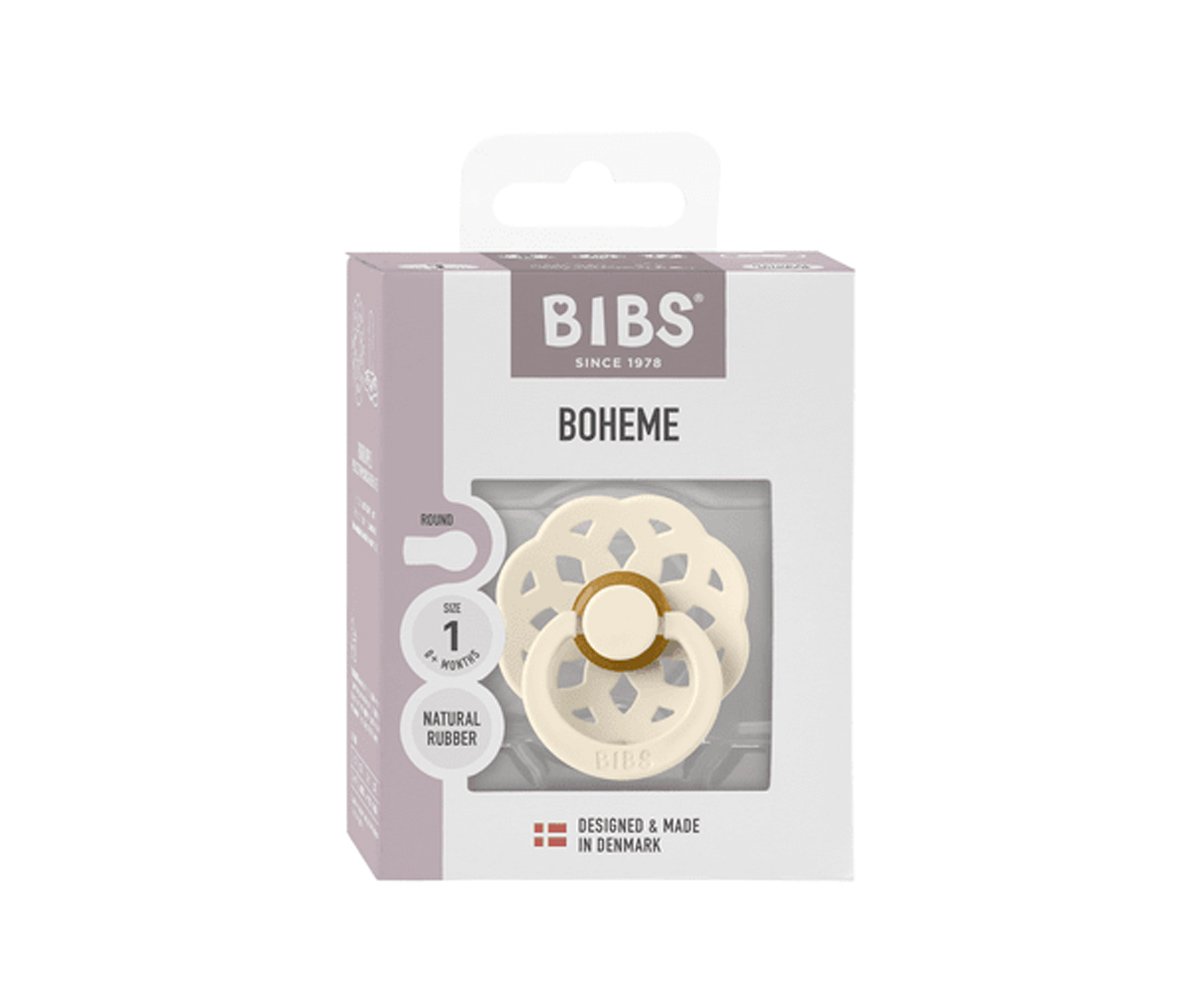 Chupeta BIBS Boheme Individual - Ivory