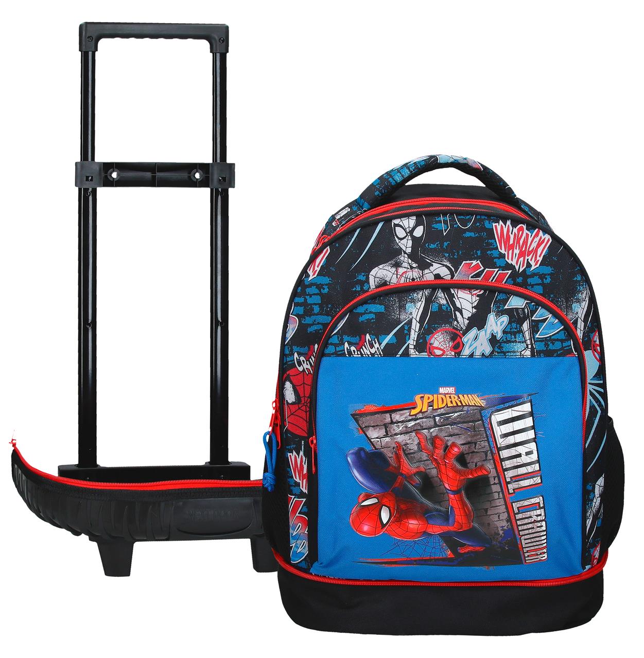 Mochila Compacta de 2 Rodas - SPIDERMAN WALL CRAWLER