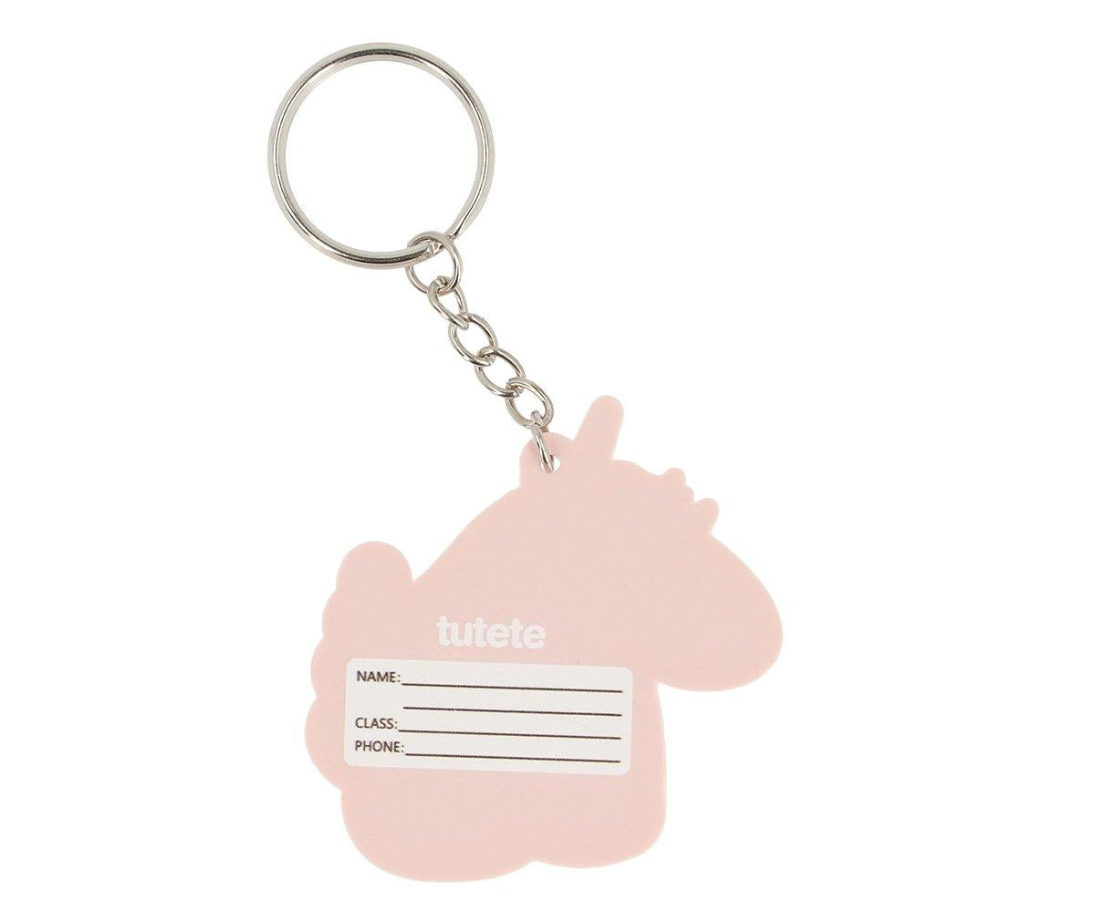 Mochila Escolar Média com Porta-Chaves -Magical Unicorn