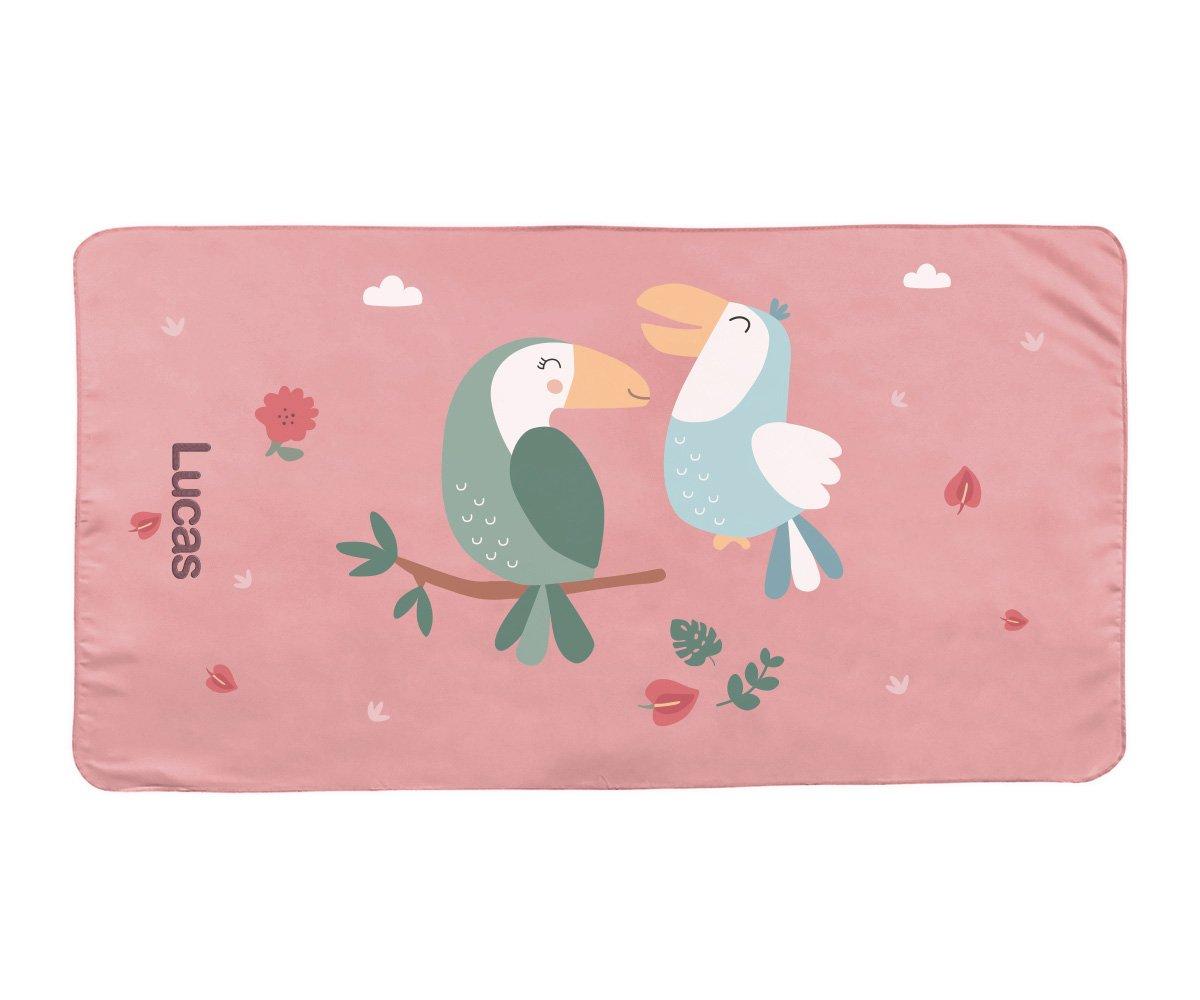 Toalha de Praia de Microfibra Personalizável - Toucan