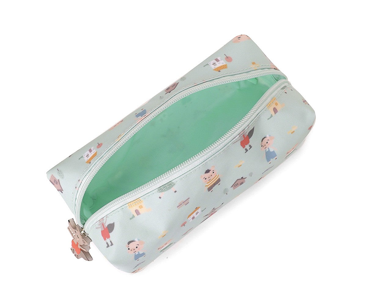 Estojo Escolar Personalizável - The Three Little Pigs