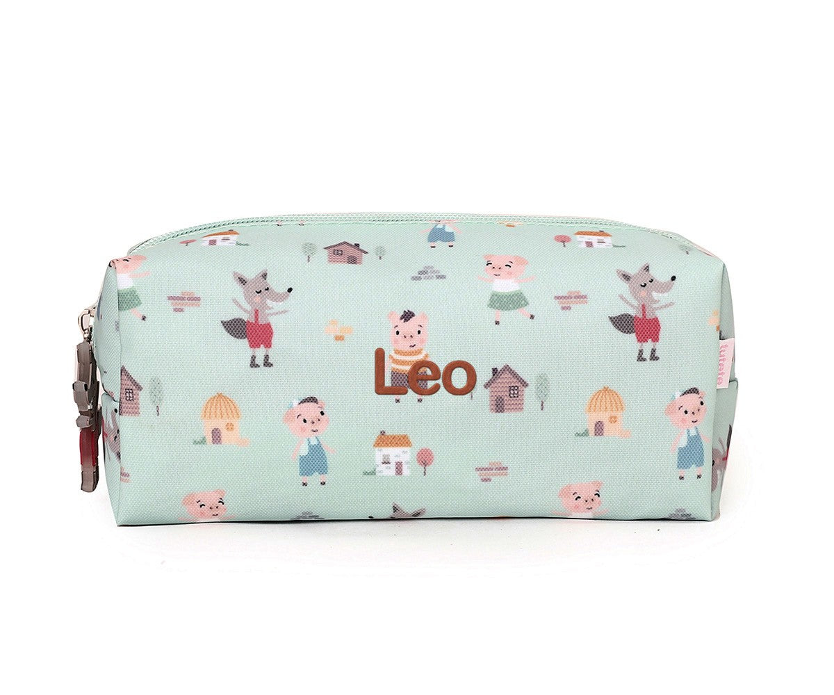 Estojo Escolar Personalizável - The Three Little Pigs