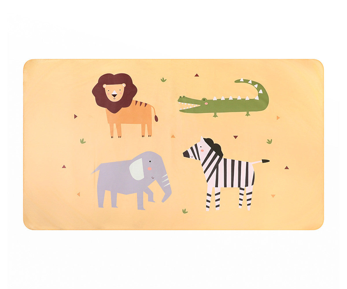 Toalha de Praia de Microfibra - Wild Animals