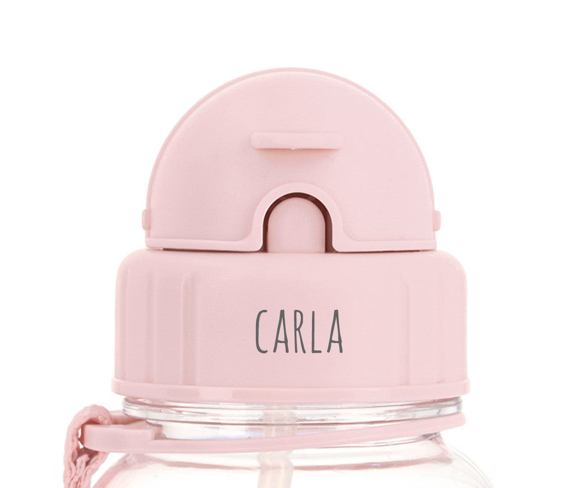 Garrafa de Plástico Infantil Personalizável - Blossom Birds