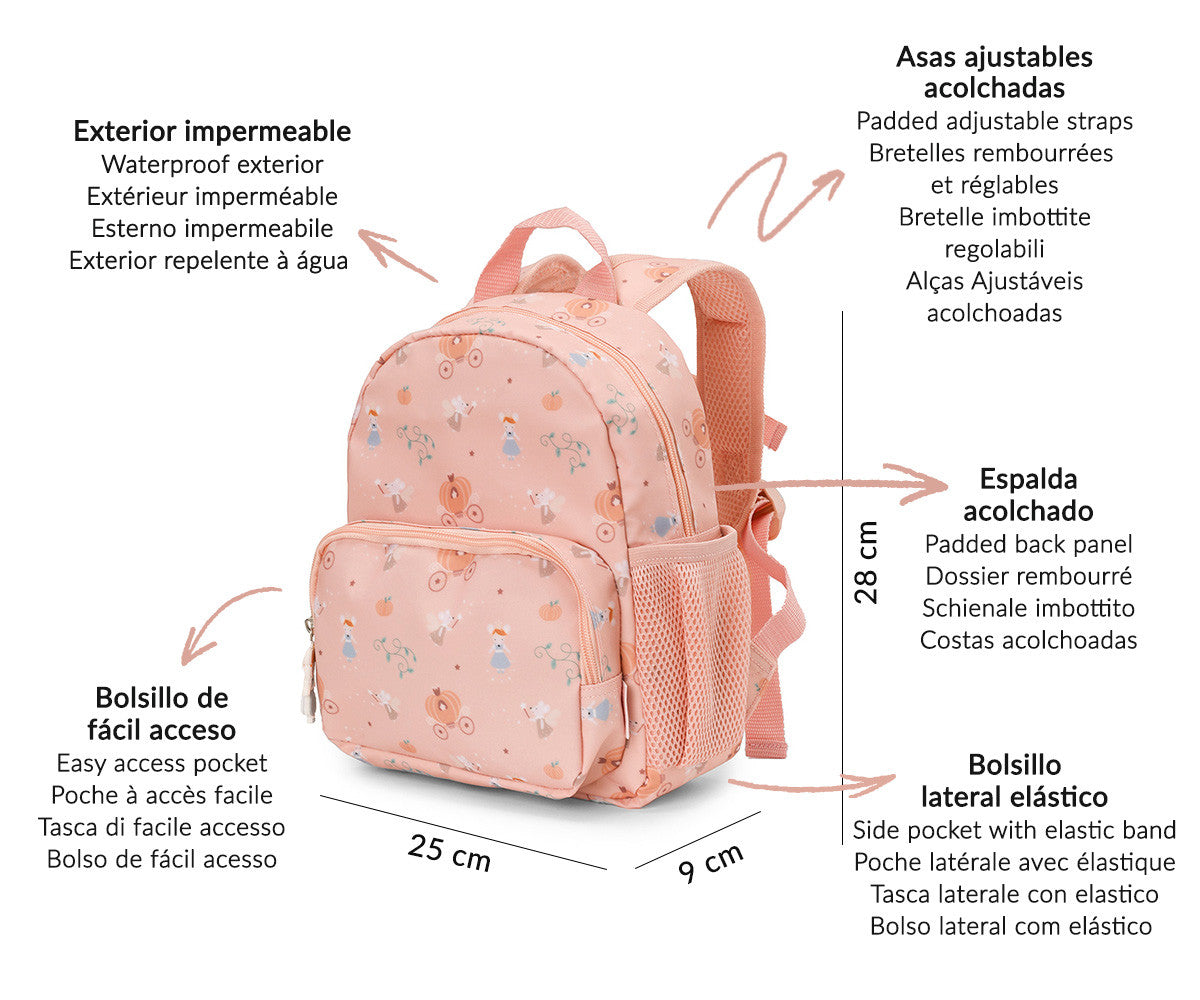 Mochila Infantil Personalizável - Mouse Fairies