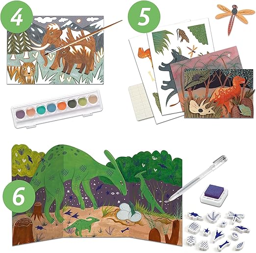 O Mundo dos Dinossauros - Kit Multiactividades