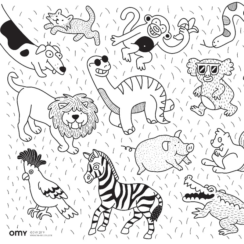 Kit de Bolso para Pintar - Animais