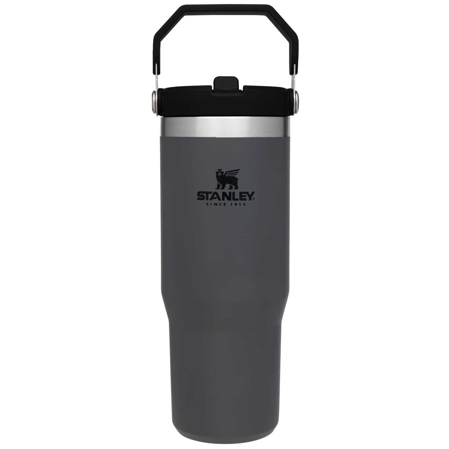 Garrafa IceFlow Stanley de 0.89L - Cinza Carvão