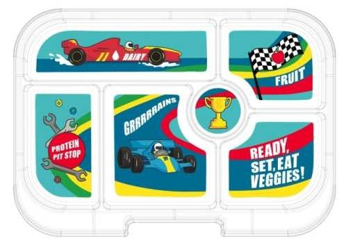 Marmita Yumbox Original 6D - Vermelho Carros de Corrida