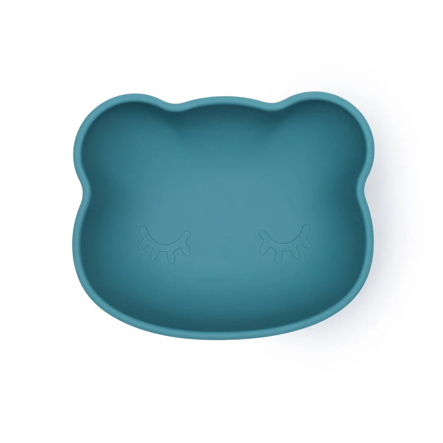 Tigela com Ventosa e Tampa - Urso Azul