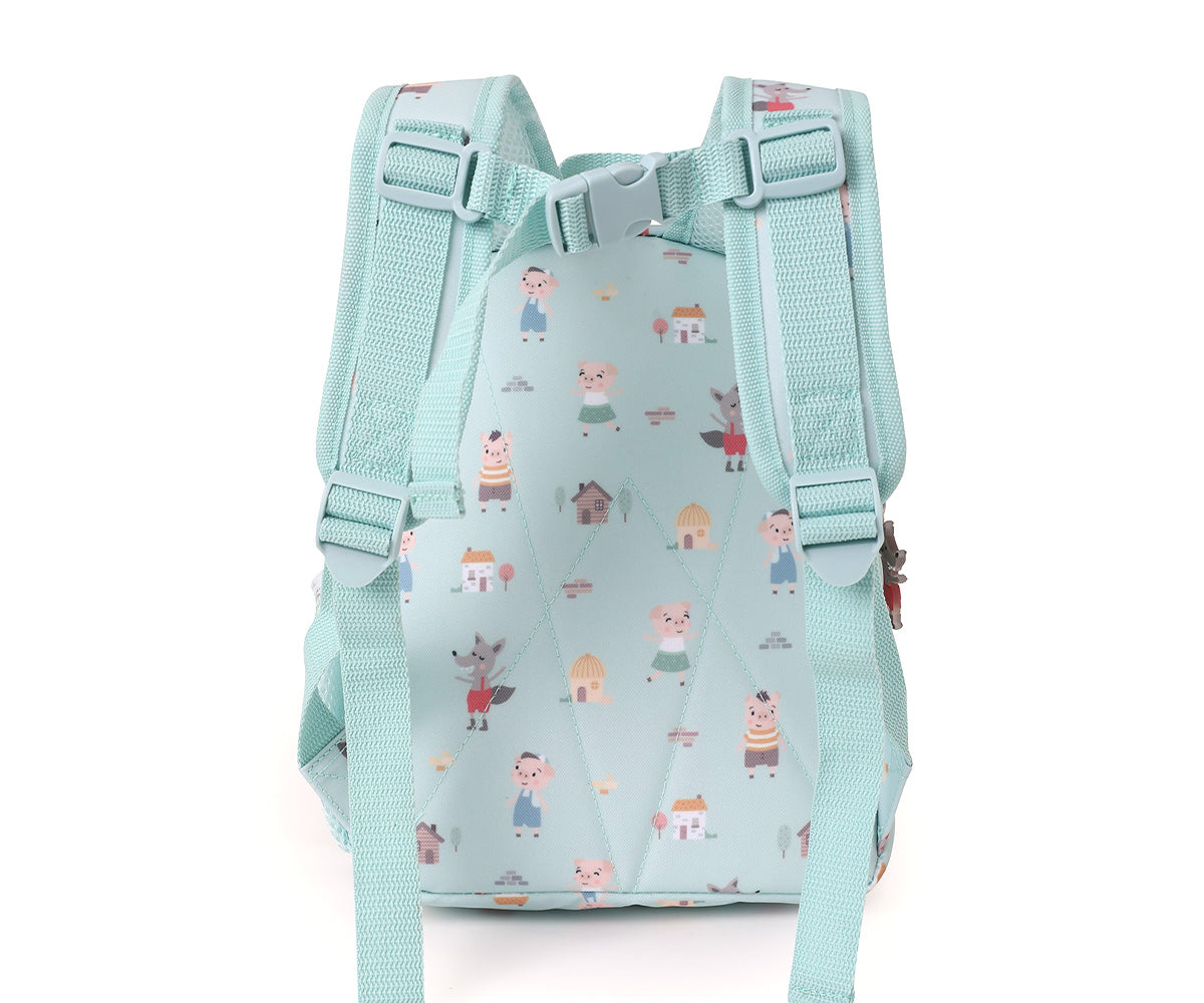 Mochila Infantil Personalizável - The Three Little Pigs