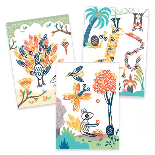 Kit de Carimbos - Animais Surpreendentes