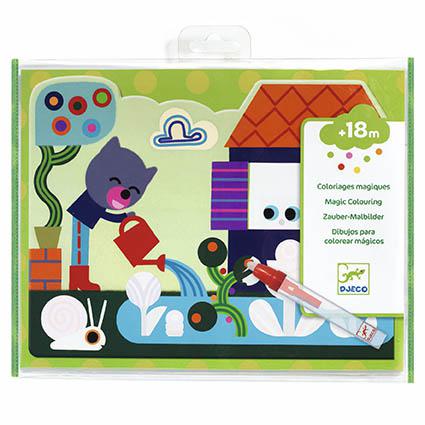 Jogo de Colorir com Água - Escondido no Jardim