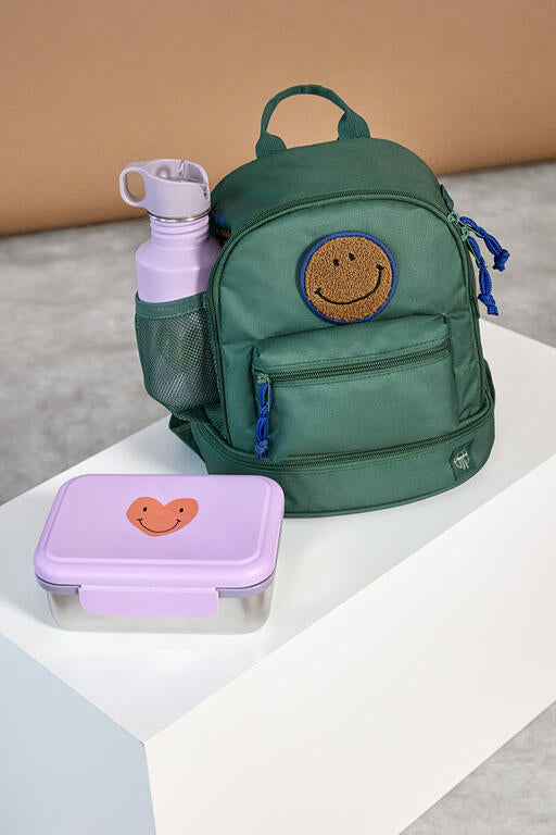 Garrafa de Aço Inoxidável Coração Lilás 500 ml