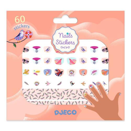 120 Autocolantes Para Unhas - Penas