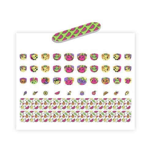 120 Autocolantes Para Unhas - Frutas