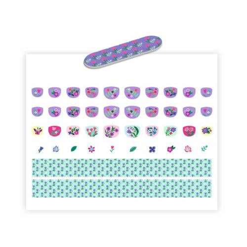 120 Autocolantes Para Unhas - Flores