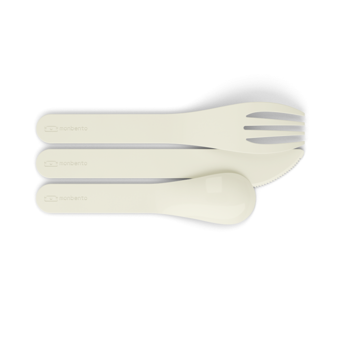 Talheres de Plástico Biodegradável - Branco