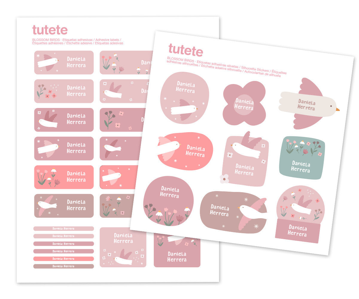 Adesivos para Objectos - Blossom Birds