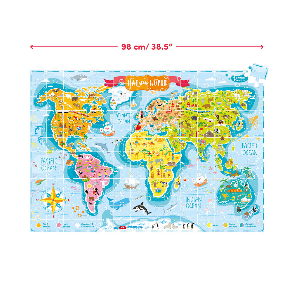 Suuuper Size Puzzle - O Mapa Mundo