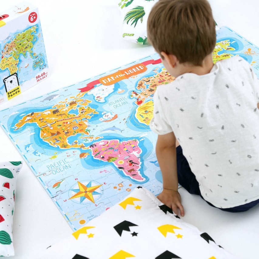 Suuuper Size Puzzle - O Mapa Mundo