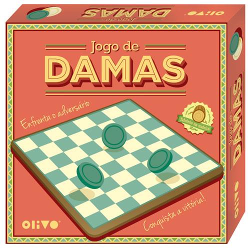 Jogo de Damas em Madeira