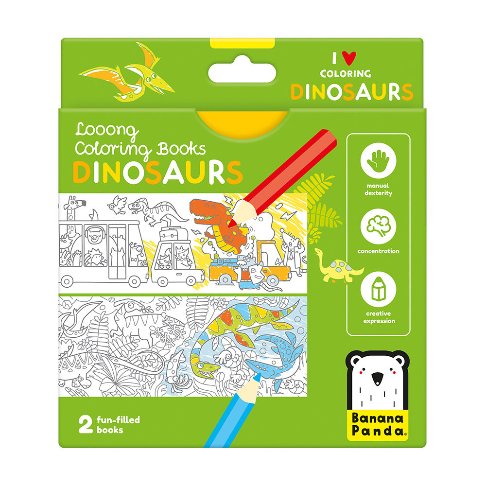Livro de Pintar Looong - Dinossauros
