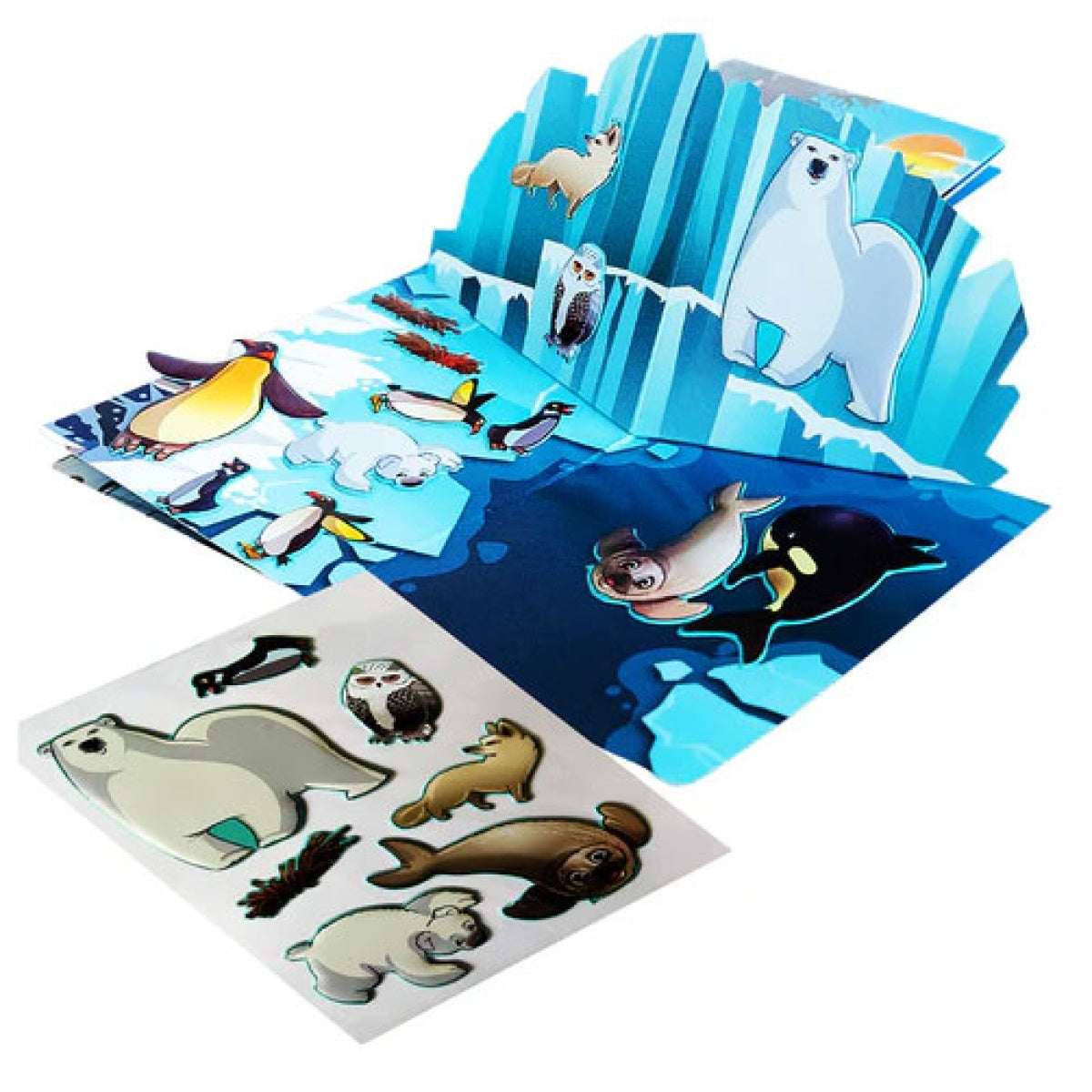 Livro QwiToy 3 em 1 - Animais