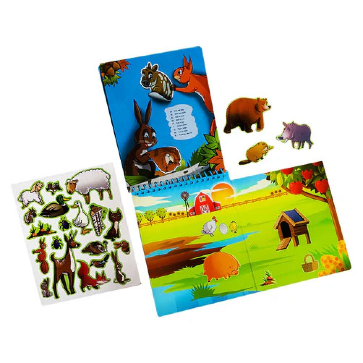 Livro QwiToy 3 em 1 - Animais