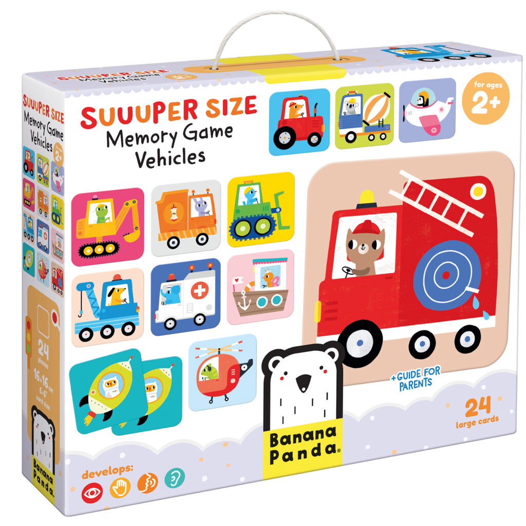 Suuuper Size Jogo da Memória - Veículos