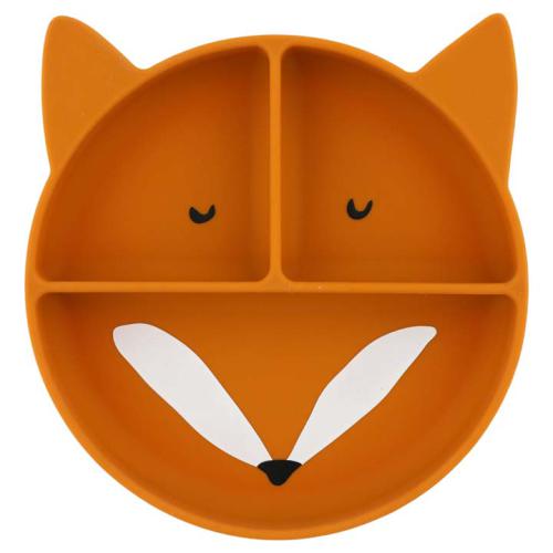 Prato de Silicone com Ventosa - Mr. Fox