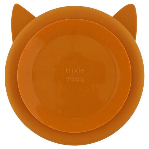 Prato de Silicone com Ventosa - Mr. Fox