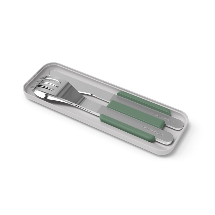 Caixa de Talheres Monbento - Verde Natural