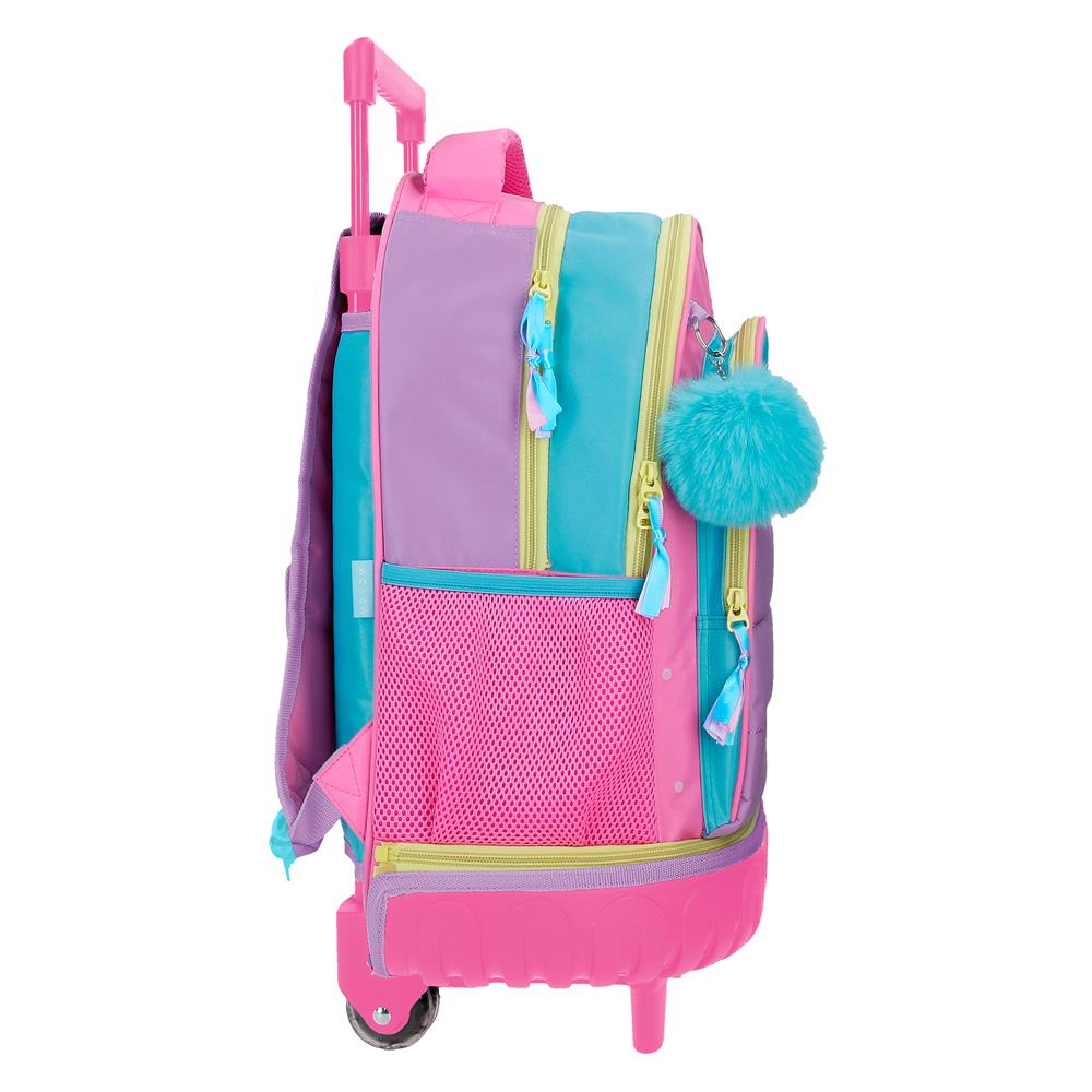 Mochila Compacta de 2 Rodas - Color Block