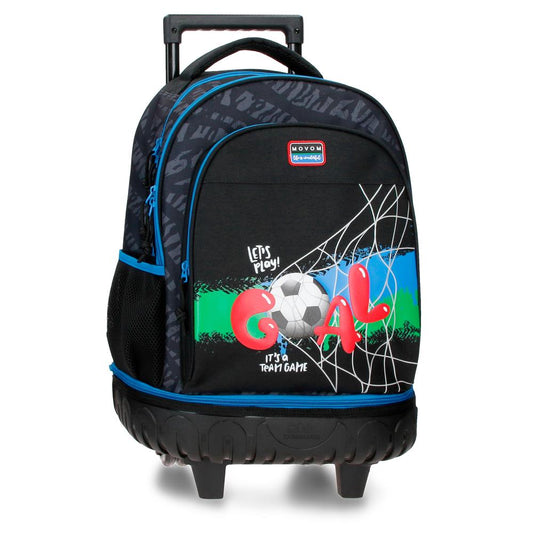 Mochila Compacta de 2 Rodas - Offside Negro
