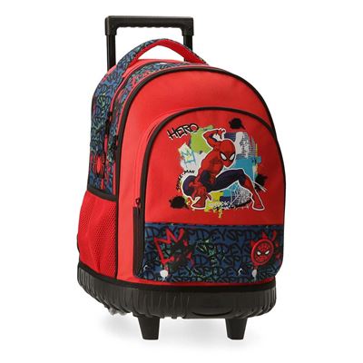 Mochila Compacta de 2 Rodas - Spiderman Urban