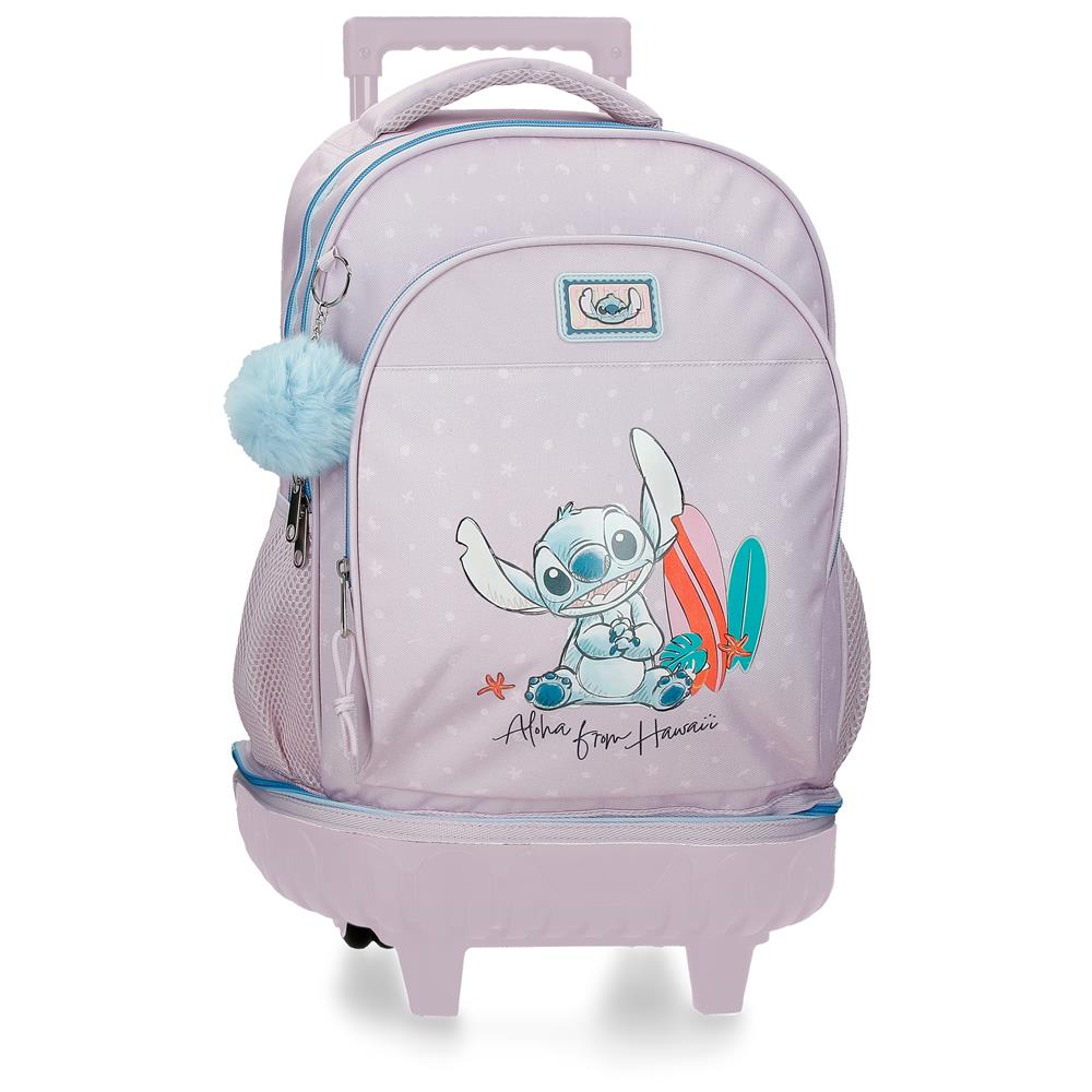 Mochila Compacta de 2 Rodas - Stitch From Hawaii