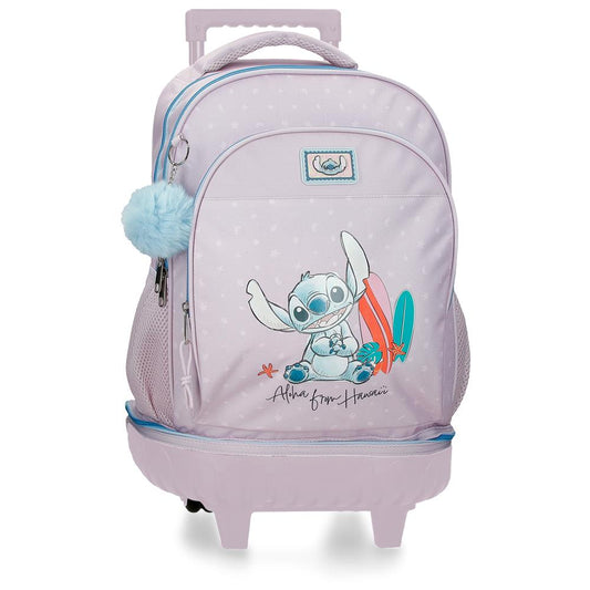 Mochila Compacta de 2 Rodas - Stitch From Hawaii