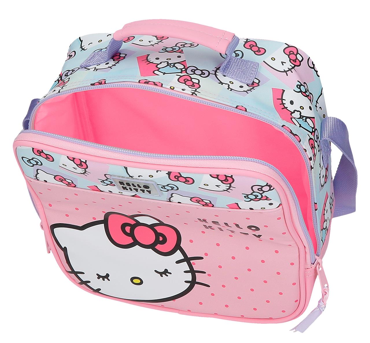 Lancheira com Alça Adaptável - Hello Kitty Bows