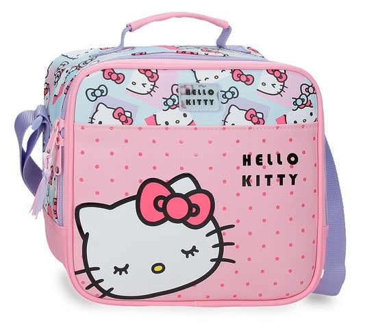 Lancheira com Alça Adaptável - Hello Kitty Bows