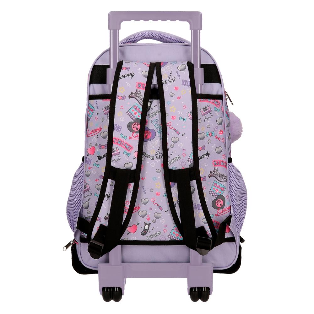 Mochila Compacta de 2 Rodas - Kuromi Retropop